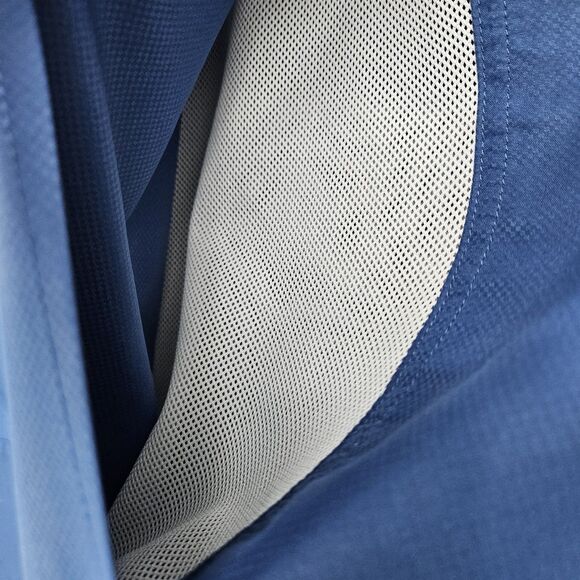 GameGuard Shirt Mens 2X 1024 Caviar Pockets Long Sleeve Blue Button‎ Up FLAWS - Picture 7 of 13